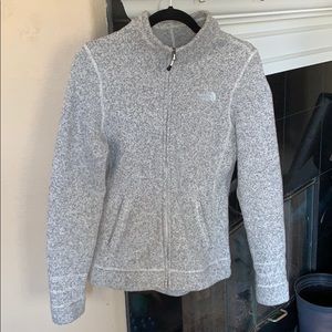 The North Face - Grey/White Fleece - Small